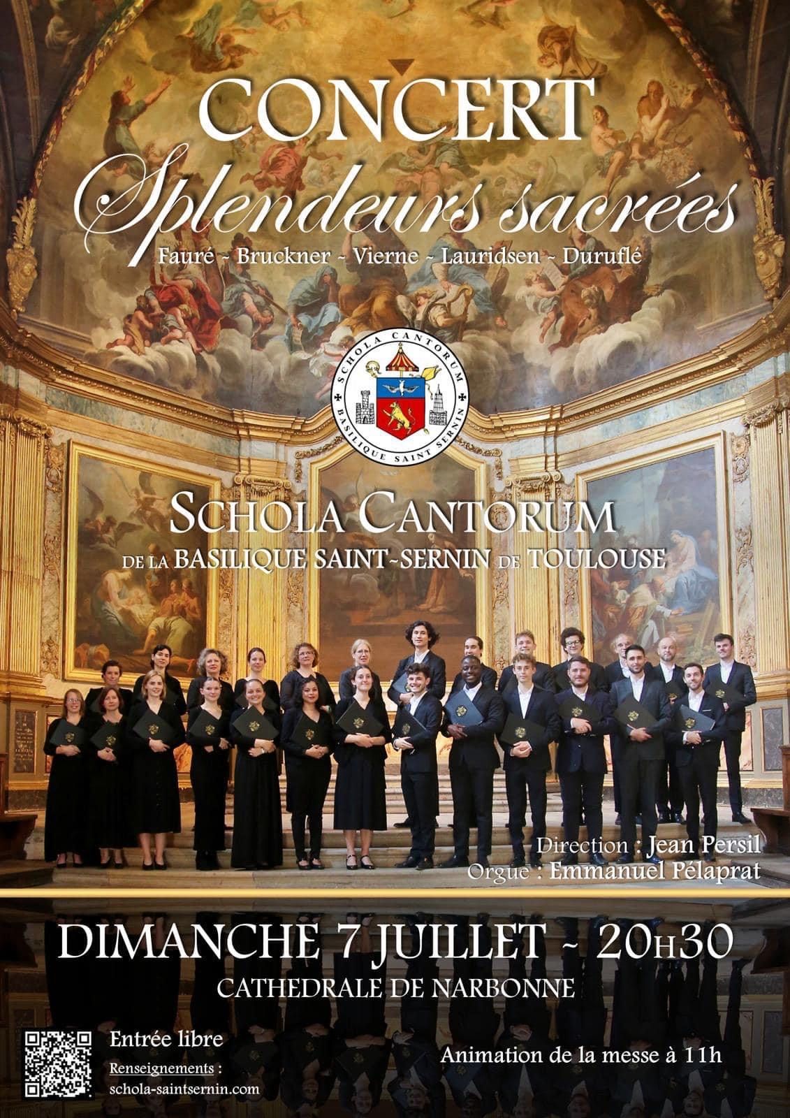 Schola Cantorum - Splendeurs sacrées - Cathédrale de Narbonne