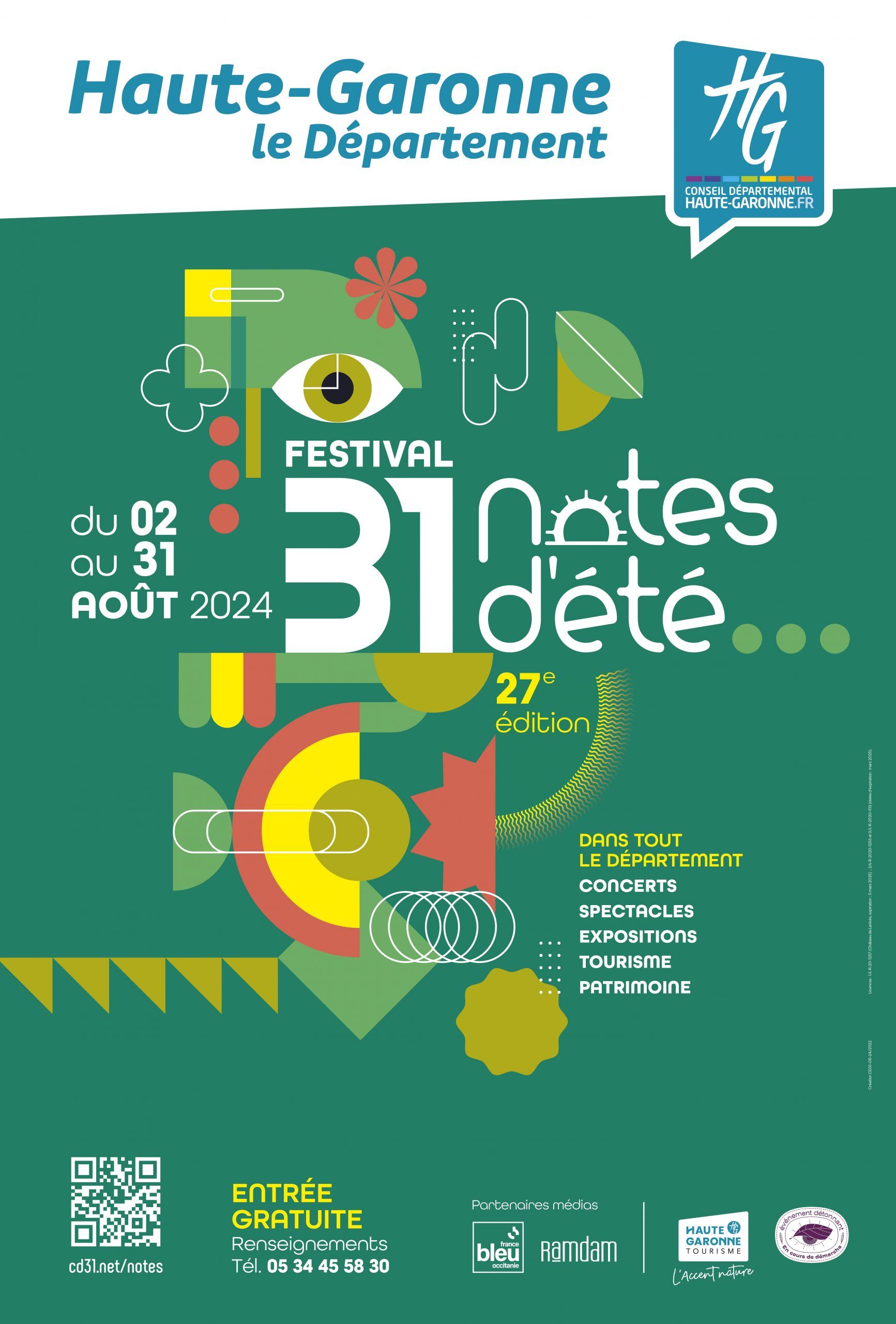 Conseil Départemental de la Haute-Garonne - Festival 31 notes d'été