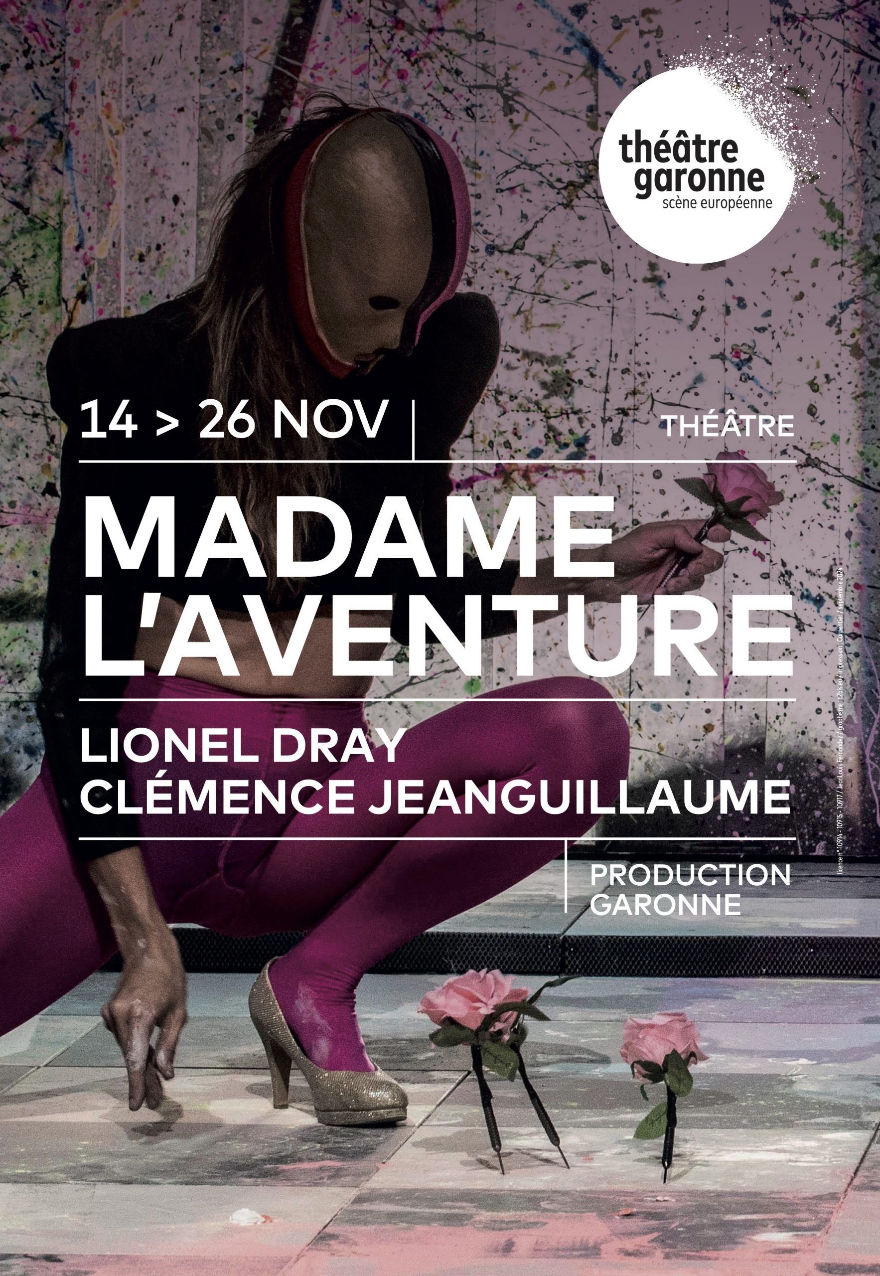 théâtre Garonne - Madame l'Aventure