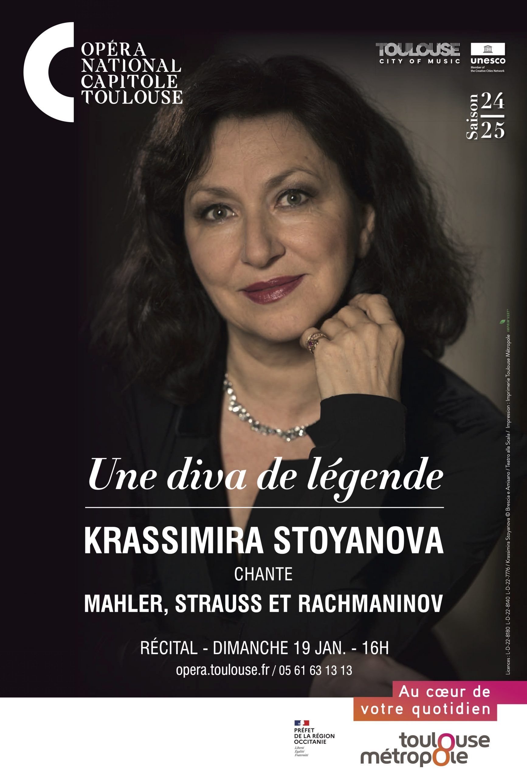 Opéra national du Capitole - Krassimira Stoyanova