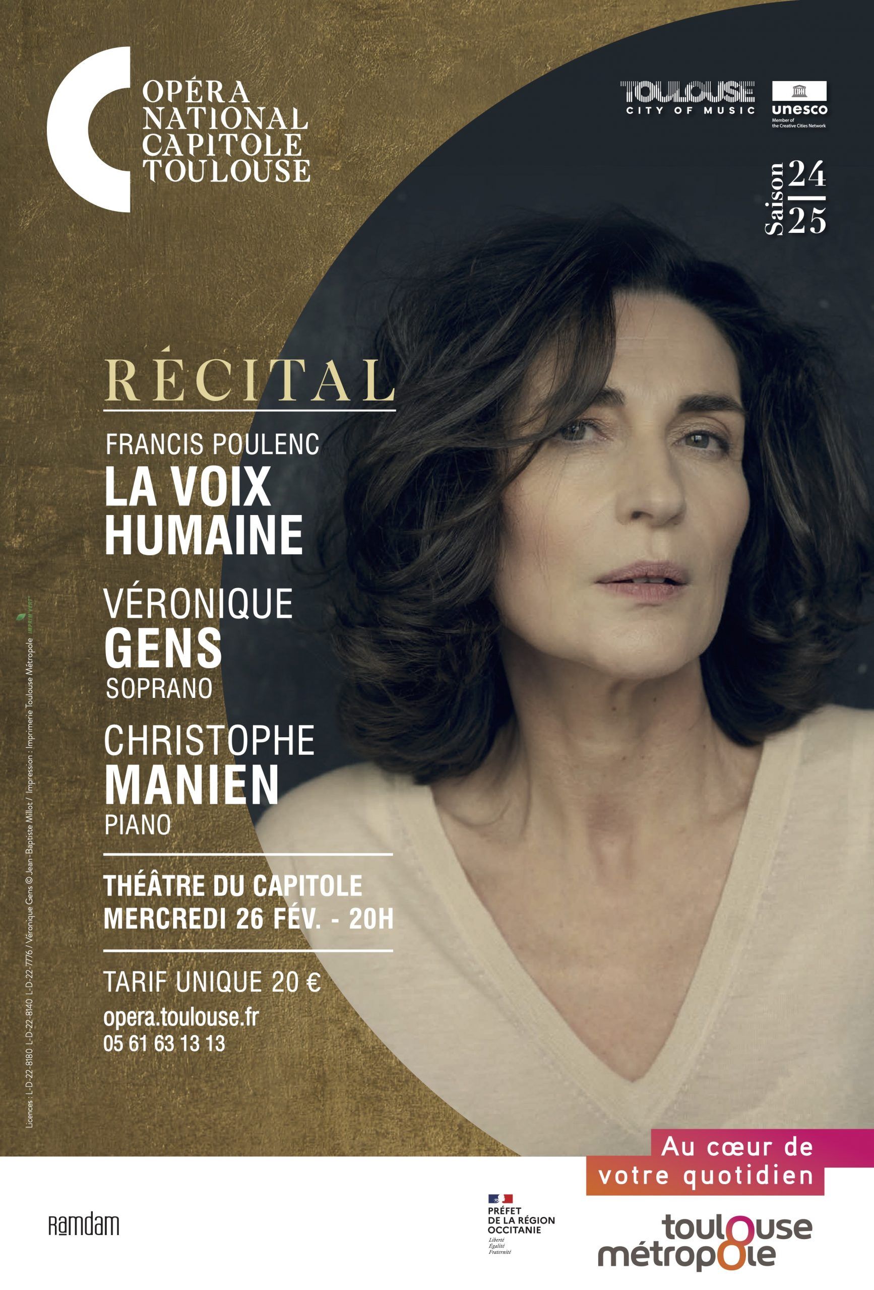 Opéra national du Capitole - Véronique Gens