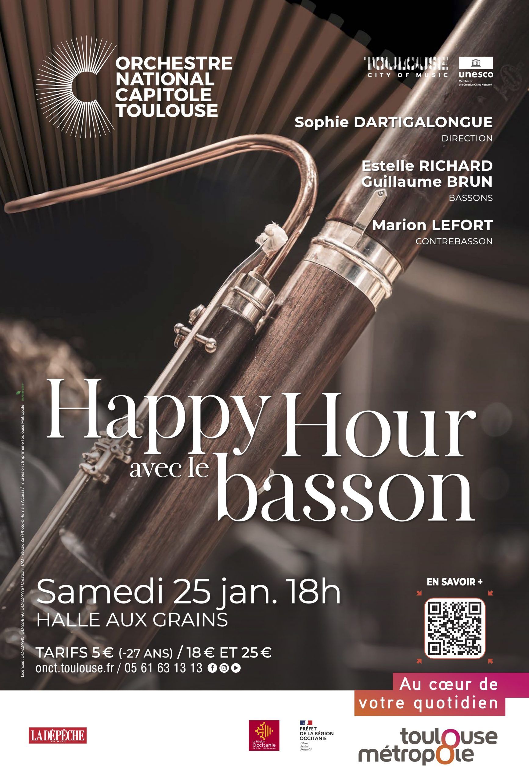 Orchestre national du Capitole - Happy Hour avec le basson