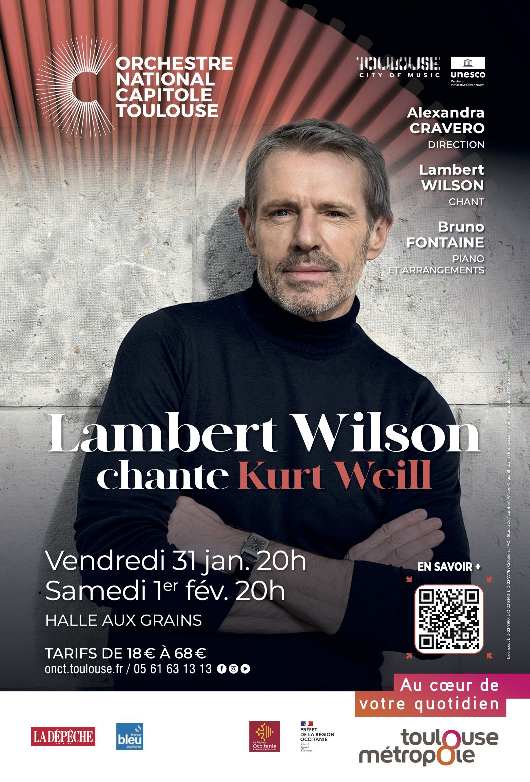 Orchestre national du Capitole - Lambert Wilson chante Kurt Weill