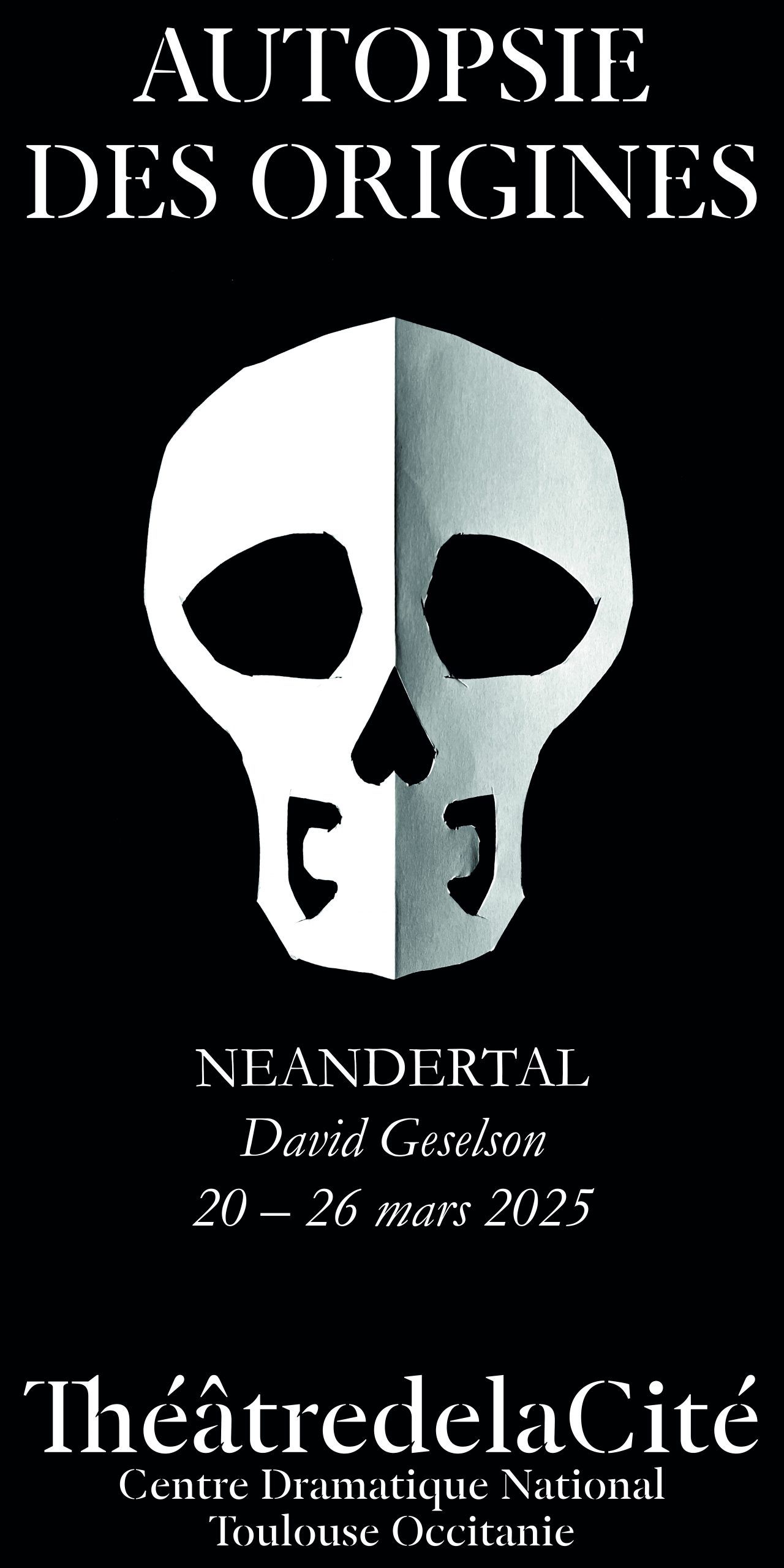 ThéâtredelaCité – Neandertal grand format